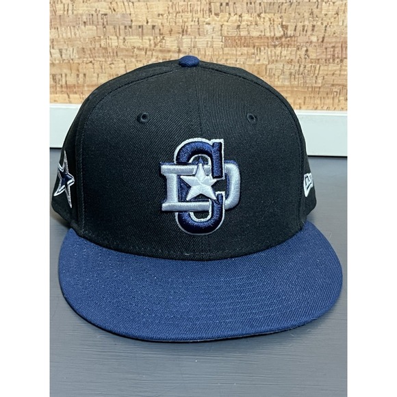 Dallas Cowboys Hat New Era Adjustable Black Blue‎ Silver Rare Limited Edition